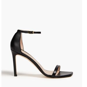 Stuart Weitzman Black Heeled Sandals